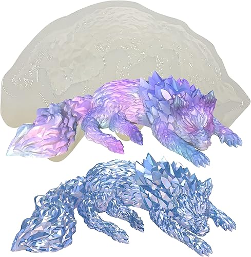 KAKIWYHHH Molde de silicona de resina epoxi 3D para decoración de tartas, arcilla polimérica, jardín de hadas, yeso