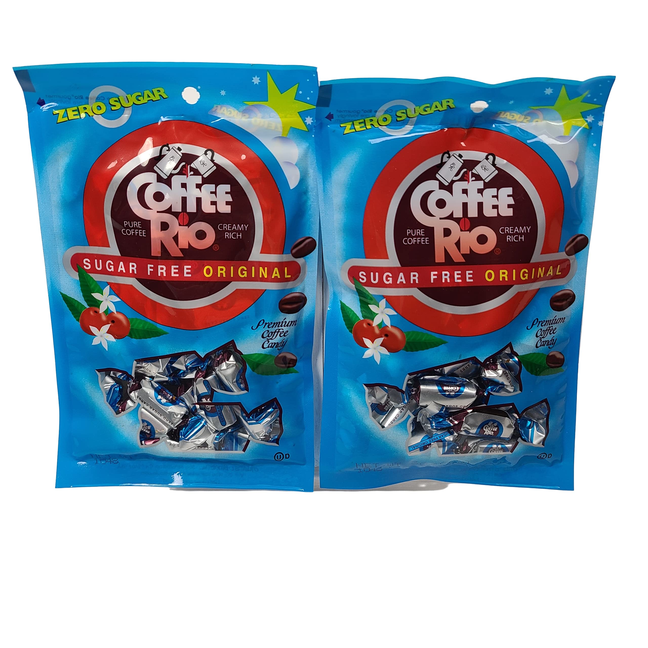 Two Bags Of Sugar Free Candy Original Coffee Rio