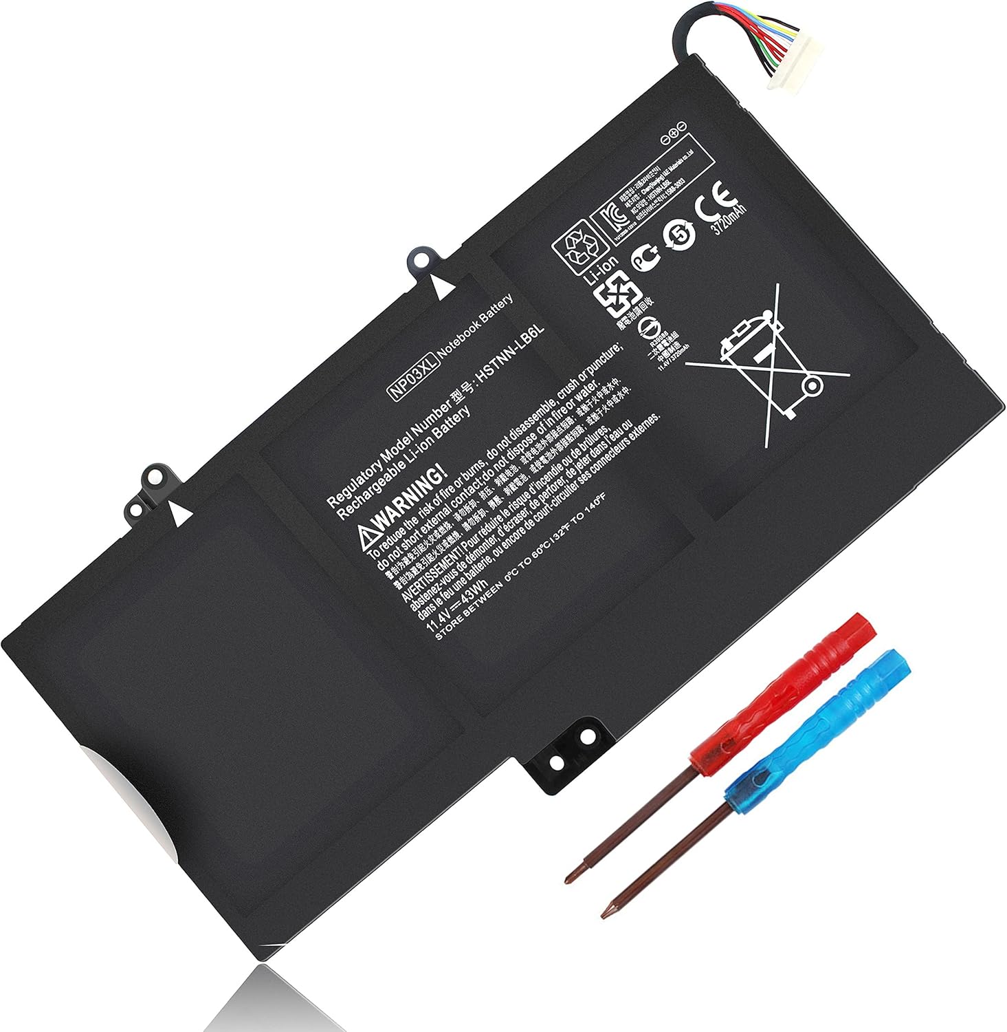 NP03XL 761230005 Battery for HP Envy X360 15U010DX 15U011DX 15U110DX 15U111DX
