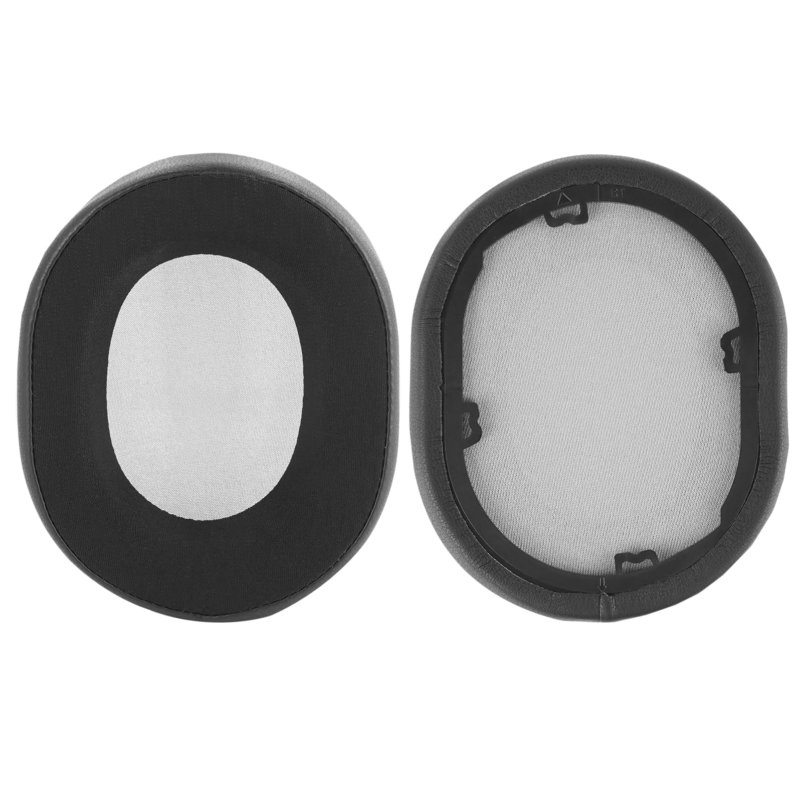 Geekria Comfort Ice Silk Replacement Ear Pads for Corsair HS65, HS55 Headphones Ear Cushions, Repair Parts (Black) - Image 3