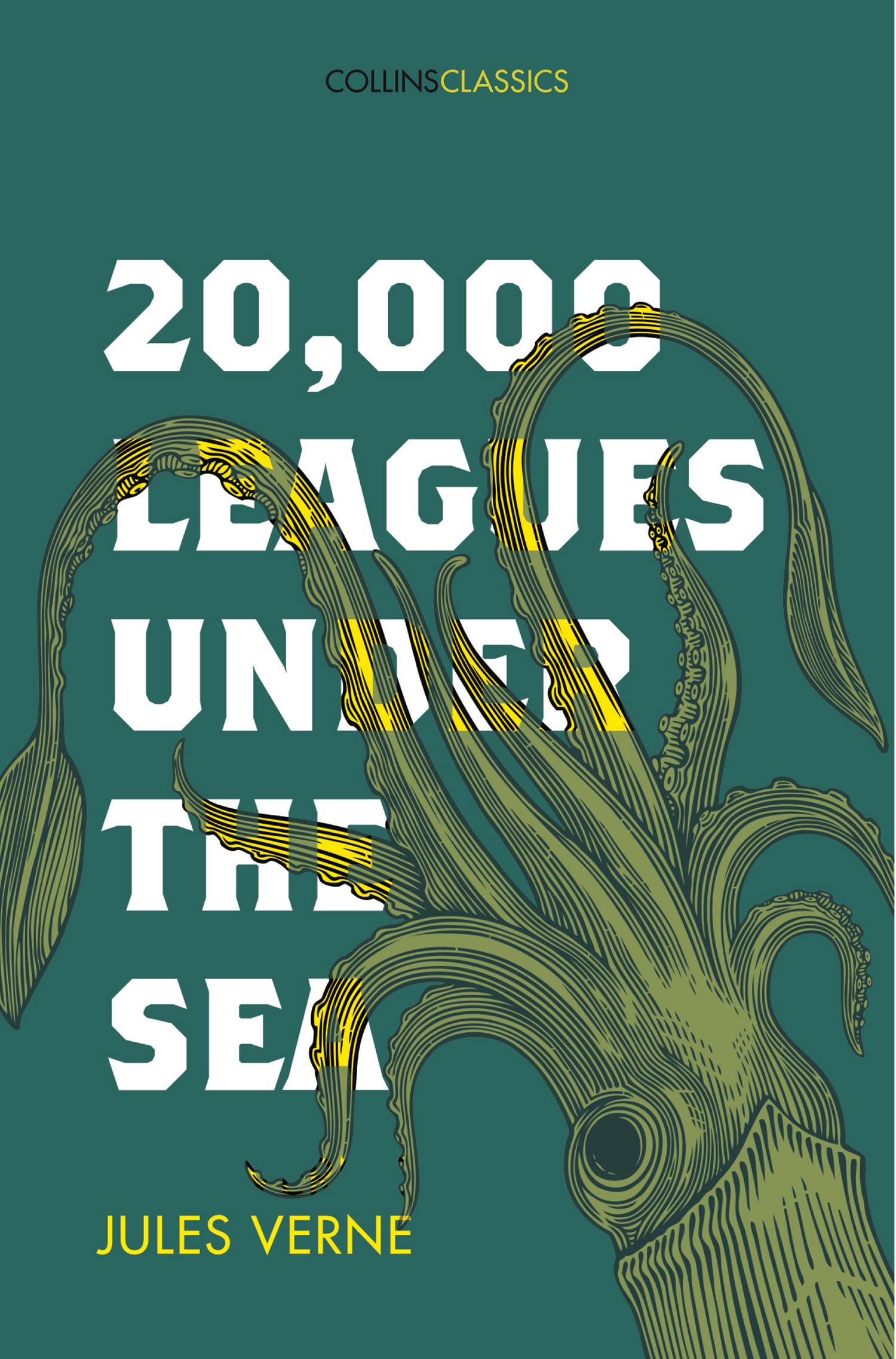 20,000 Leagues Under The Sea by Jules Verne (Paperback Book)