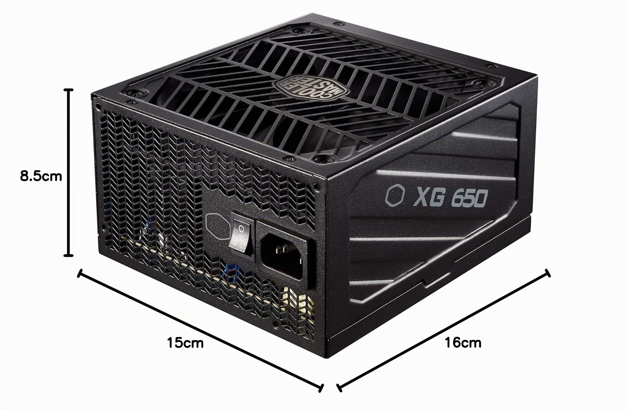 Alimentatore Cooler Master XG650 Platinum (EU): 80 PLUS Platinum (+92% di Efficienza) 650W, Completamente Modulare, Condensatori 100% Giapponesi, Ventola FDB da 135mm - 10 Anni di Garanzia