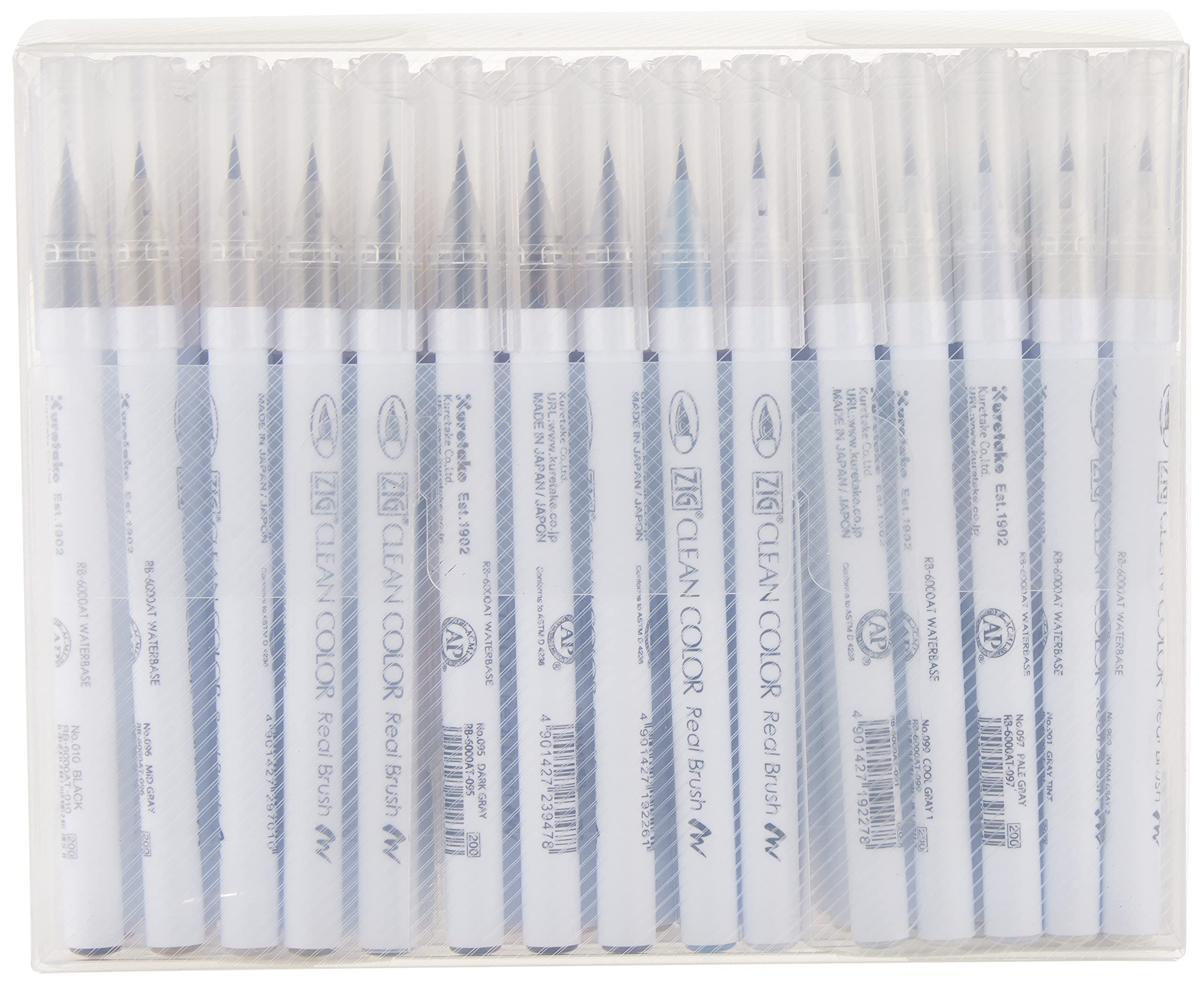 ZIG CLEAN COLOR Real Brush 90色セット Amazon.com: ZIG Kuretake Clean Color Real Brush Marker Set 90/Pkg