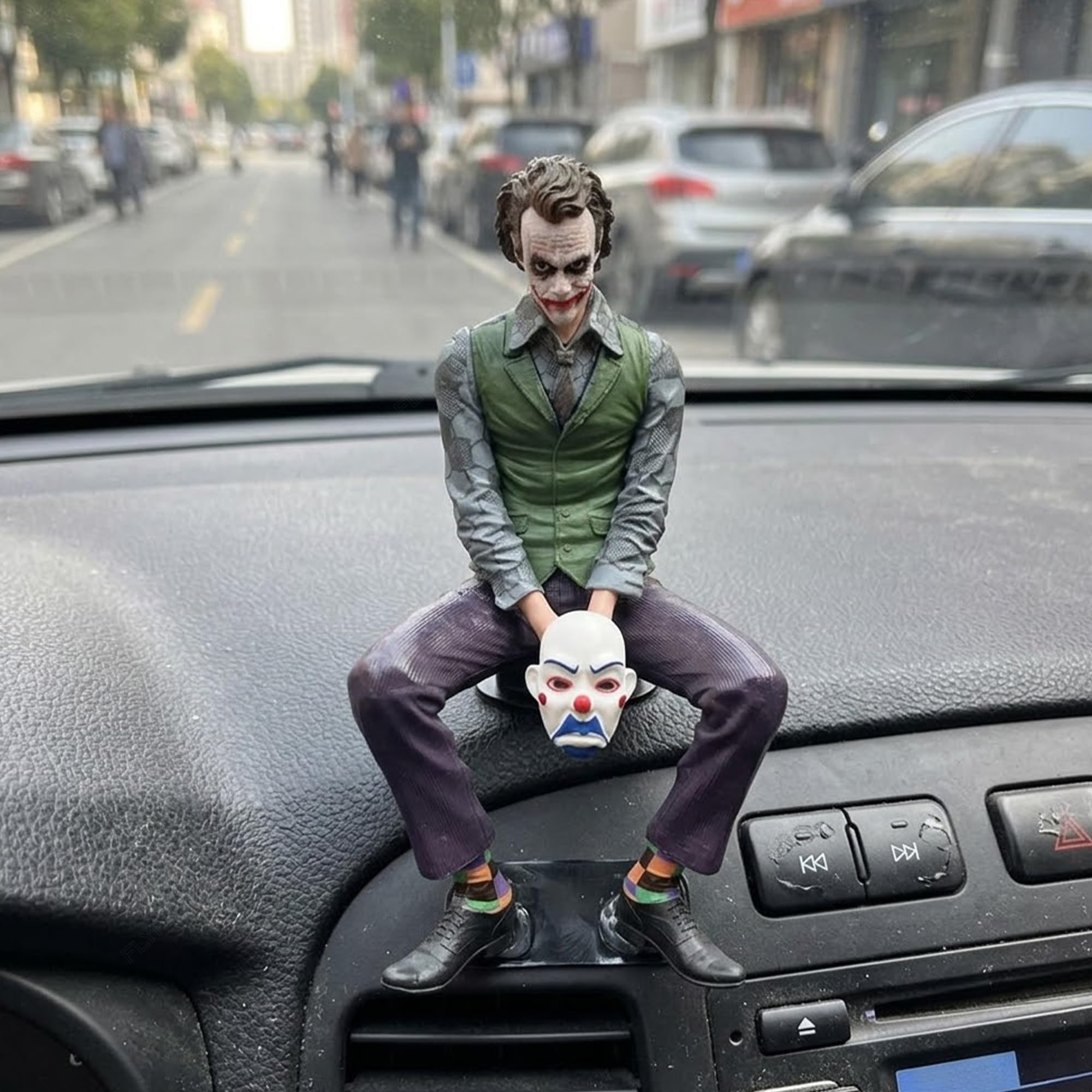 Coll of Fest Joker Dashboard Figurine for Car | 15 cm Premium