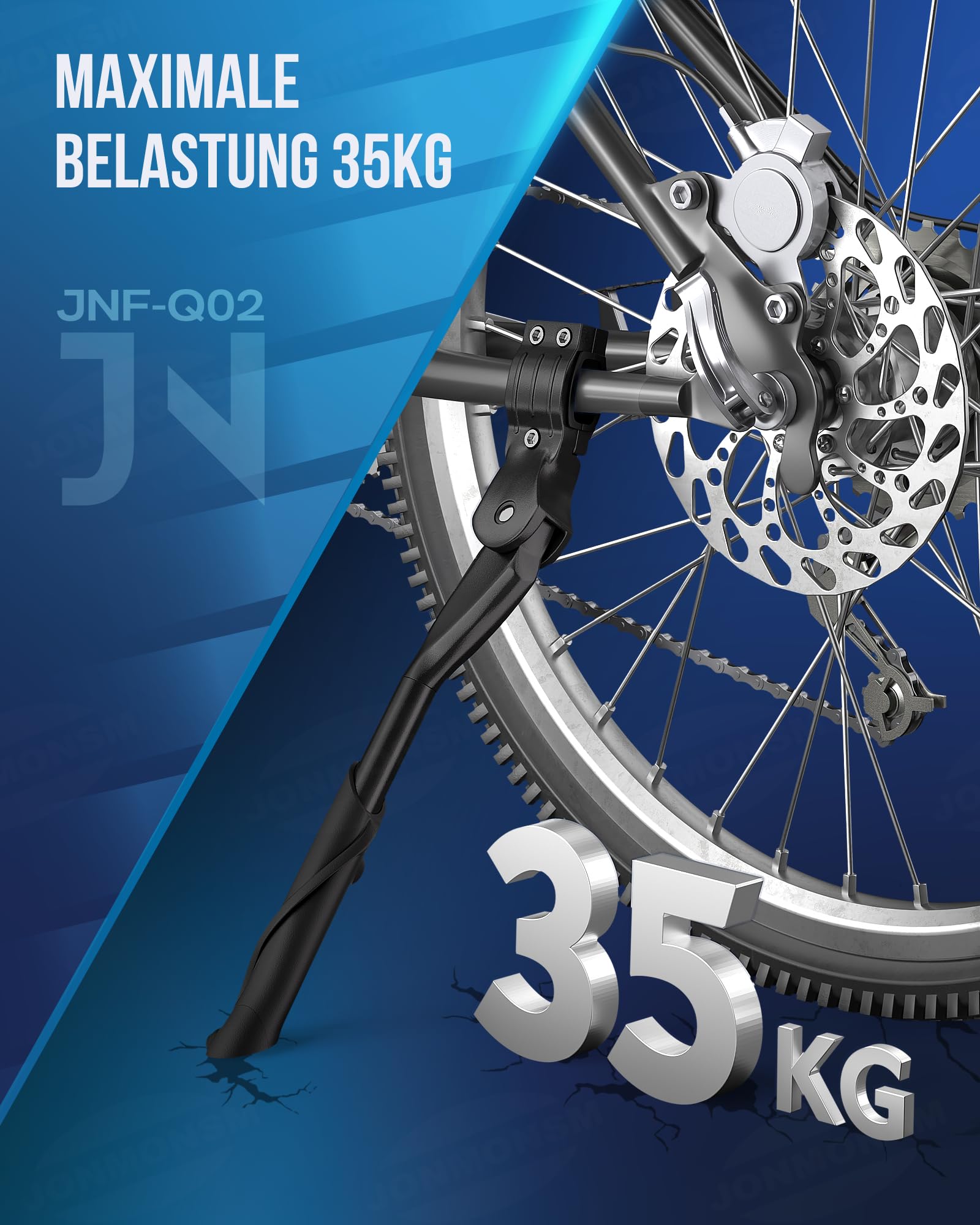 Reggi Bici Da Terra Supporto Bici 24-29 Pollici Cavalletto Laterale Per Bici 24-29 Cavalletto Per Bicicletta - Foto 8