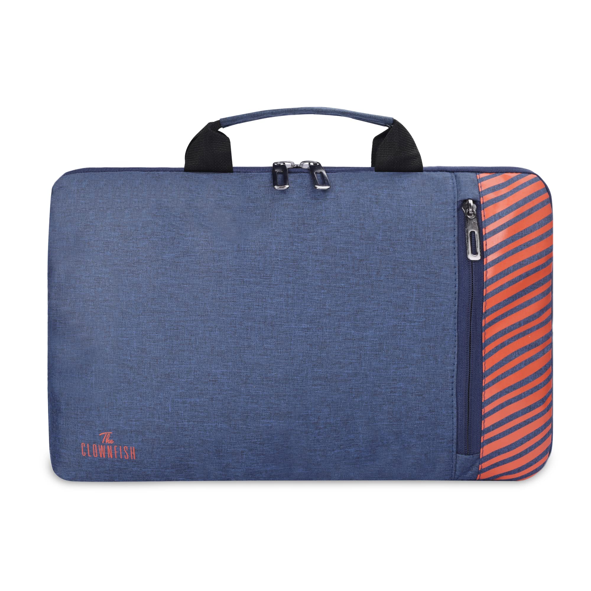 THE CLOWNFISH Rex Series Polyester Unisex 15.6 Inch Laptop Bag Tablet Case With Comfortable Carry Handles (Blue) (B0BQ6V1NMT) Amazon Price History, Amazon Price Tracker