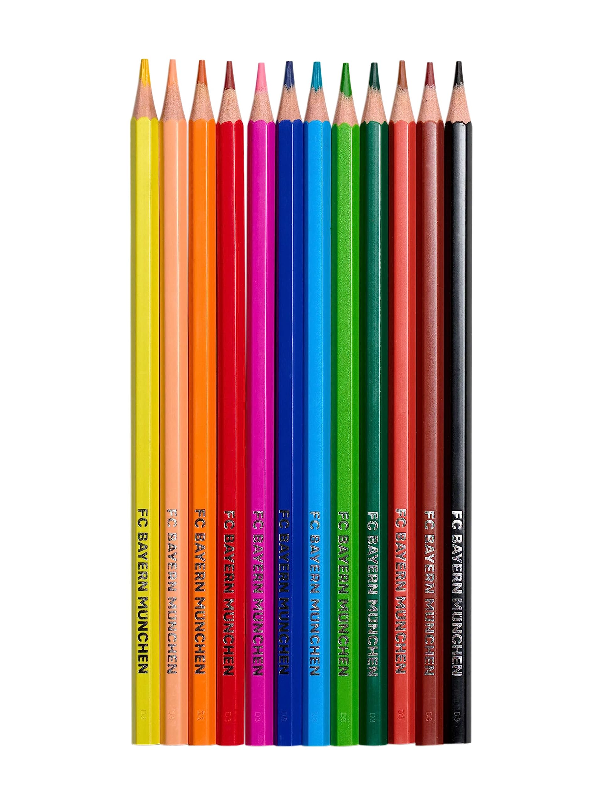 FC Bayern München Set di 12 matite colorate per bambini