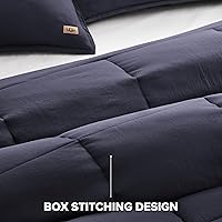 Vista 6 de UGG Leonora - Juego de edredón tamaño individual con 1 funda de almohada, edredón ligero con relleno sintético, suave, reversible, para todas