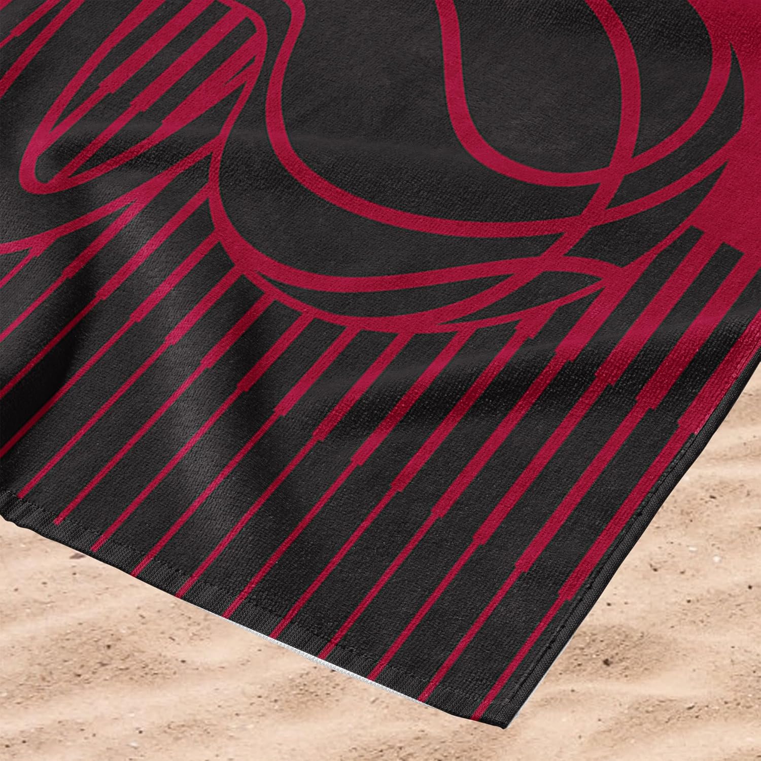 Northwest Miami Heat NBA Progression Jacquard Beach Towel 36 x 72 Inches - Image 5