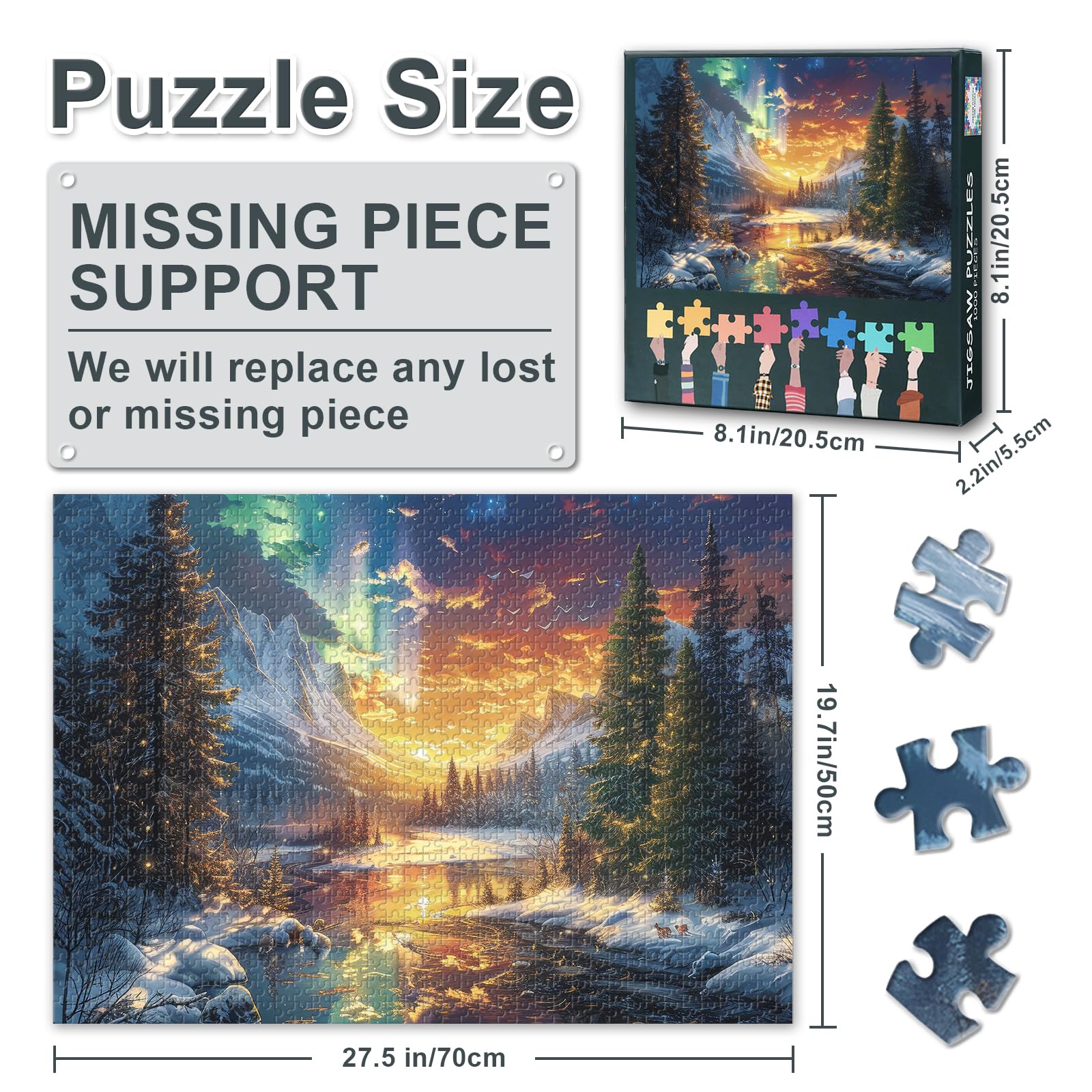 Scenery Jigsaw Puzzles 1000 Pieces - Image 3