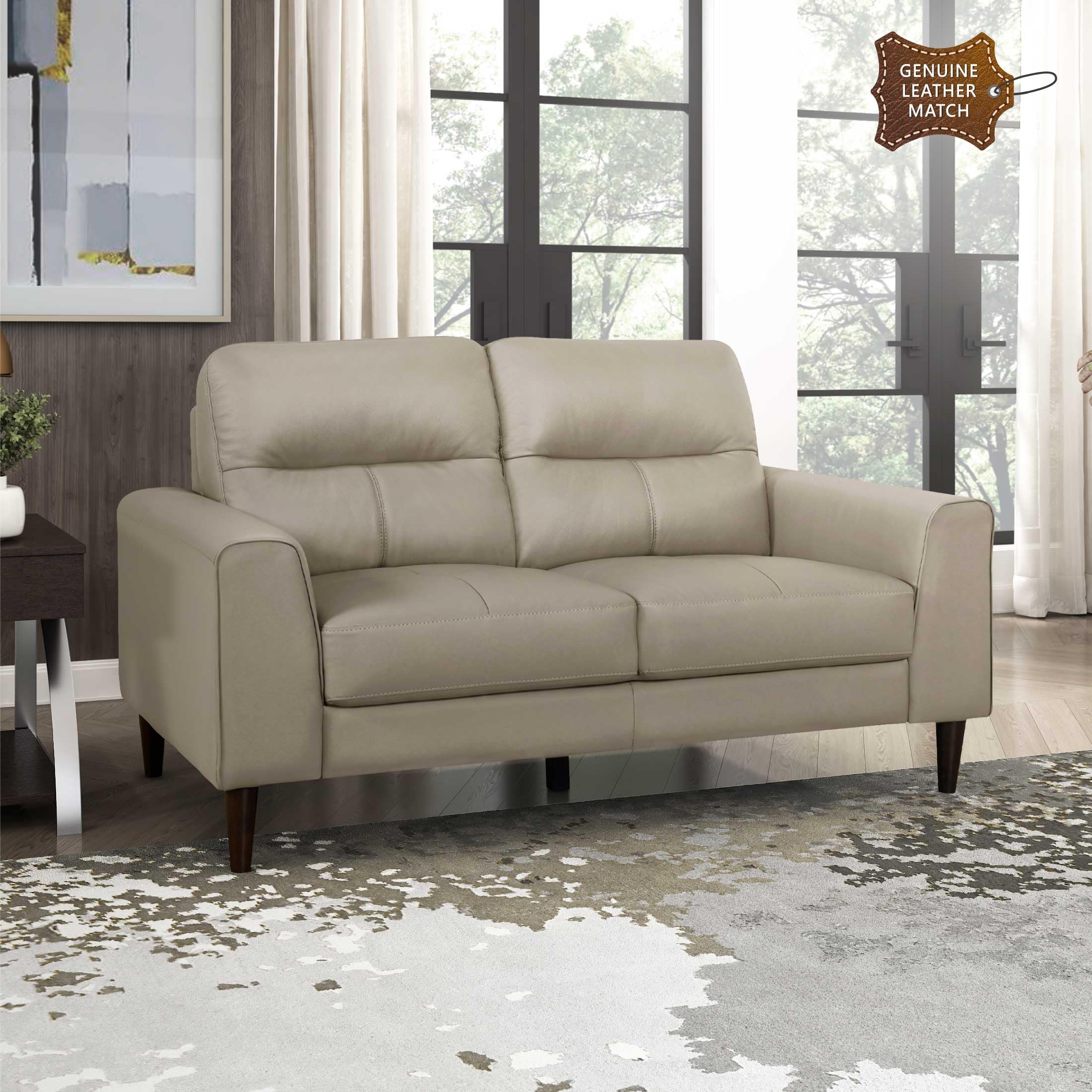 Relax Form LEATHERTEX TREVISO② Treviso Sectional - Copenhagen Imports