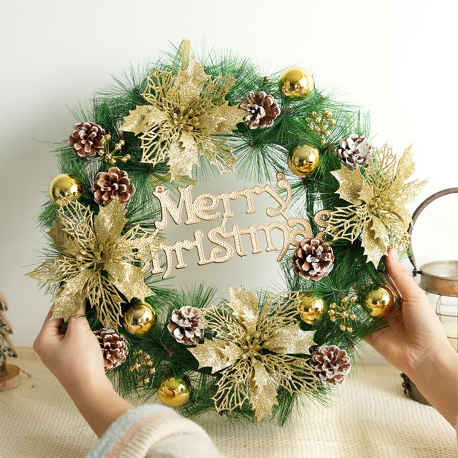 Generico Ghirlande Natale Luminosa Esterno Interno Decorazioni Ghirlande Natalizie Naturale Artificial Ghirlanda Natalizie Natale Decorazioni Casa Offerte