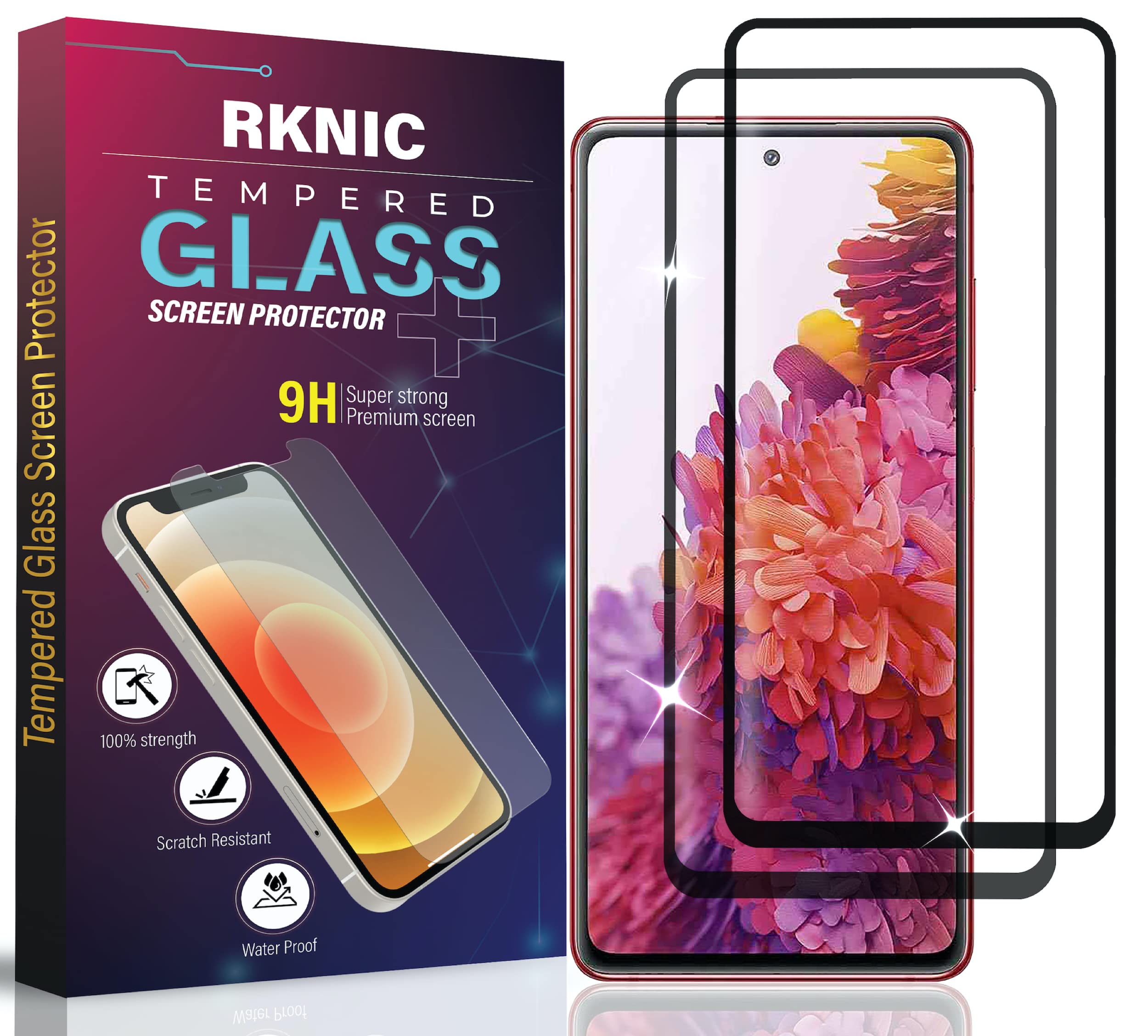 RKINC Screen Protector [2-Pack] for Samsung Galaxy M53 5G, Tempered Glass Film Screen Protector [Full Coverage][LifetimeWarranty][Anti-Scratch][Anti-Shatter][Bubble-Free] (B0BV6XZLFB) Amazon Price History, Amazon Price Tracker