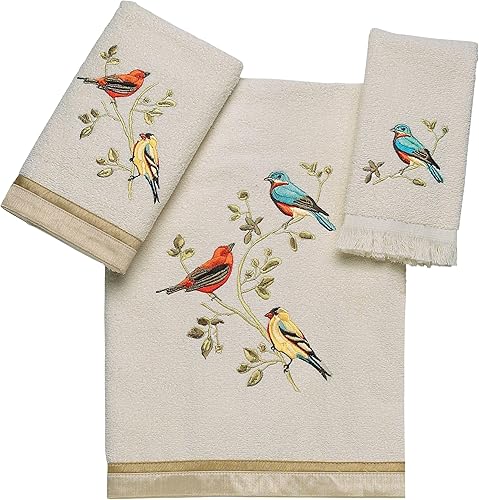 Miniatura 4 de Avanti Linens, toalla de baño con pájaros dorados