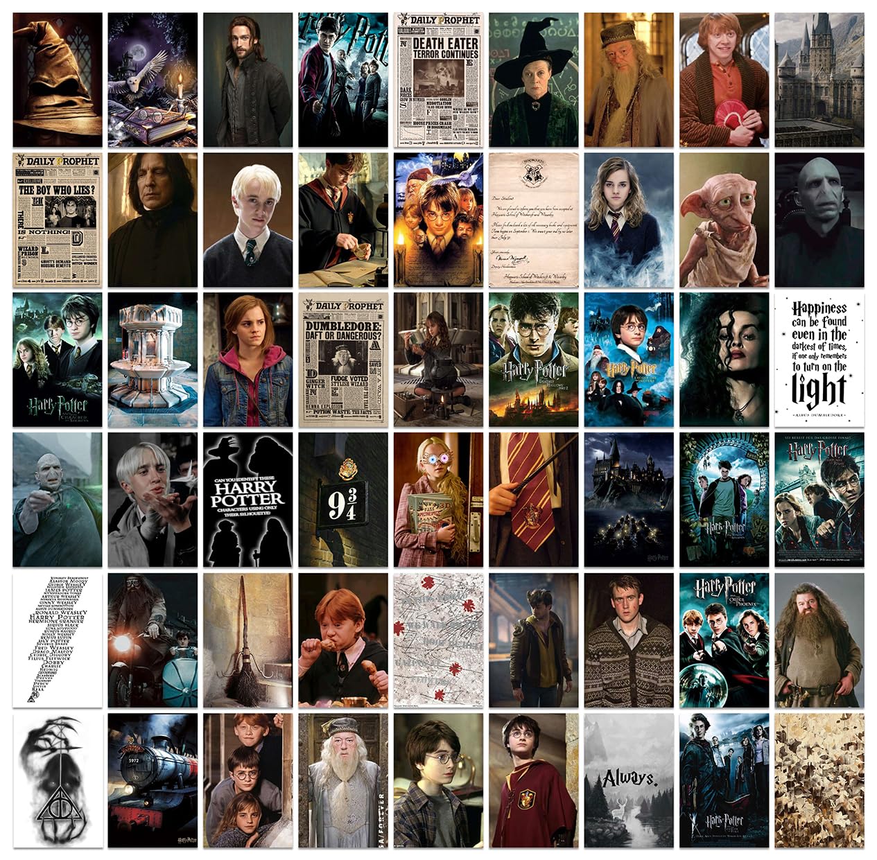 Harry Movie Wall Collage Kit - 54 Posters -1