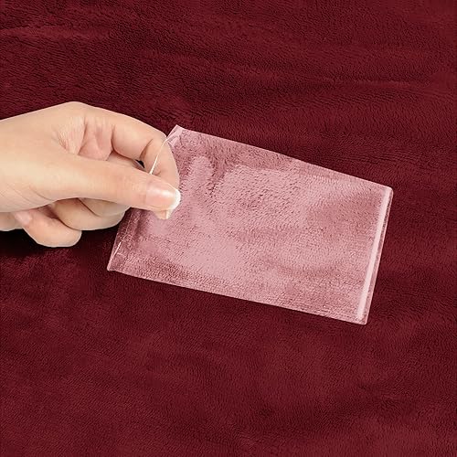 Miniatura 140 de Utopia Bedding - Manta sherpa de tamaño decorativo [negro, 50 x 60 pulgadas], manta reversible de vellón gruesa y cálida de 480 GSM, para cama