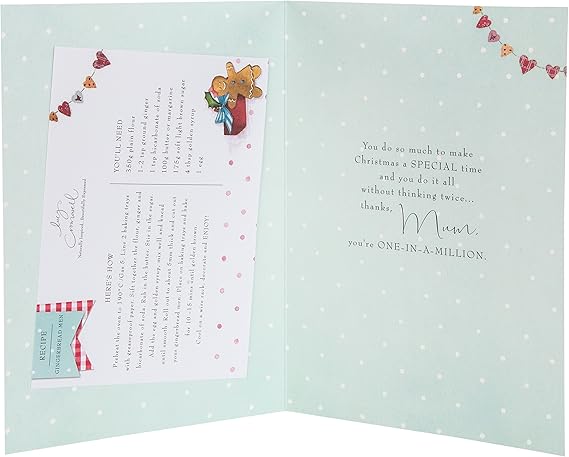 Amazon Com Hallmark Christmas Card To Mum Beautiful Times Medium Square Everything Else