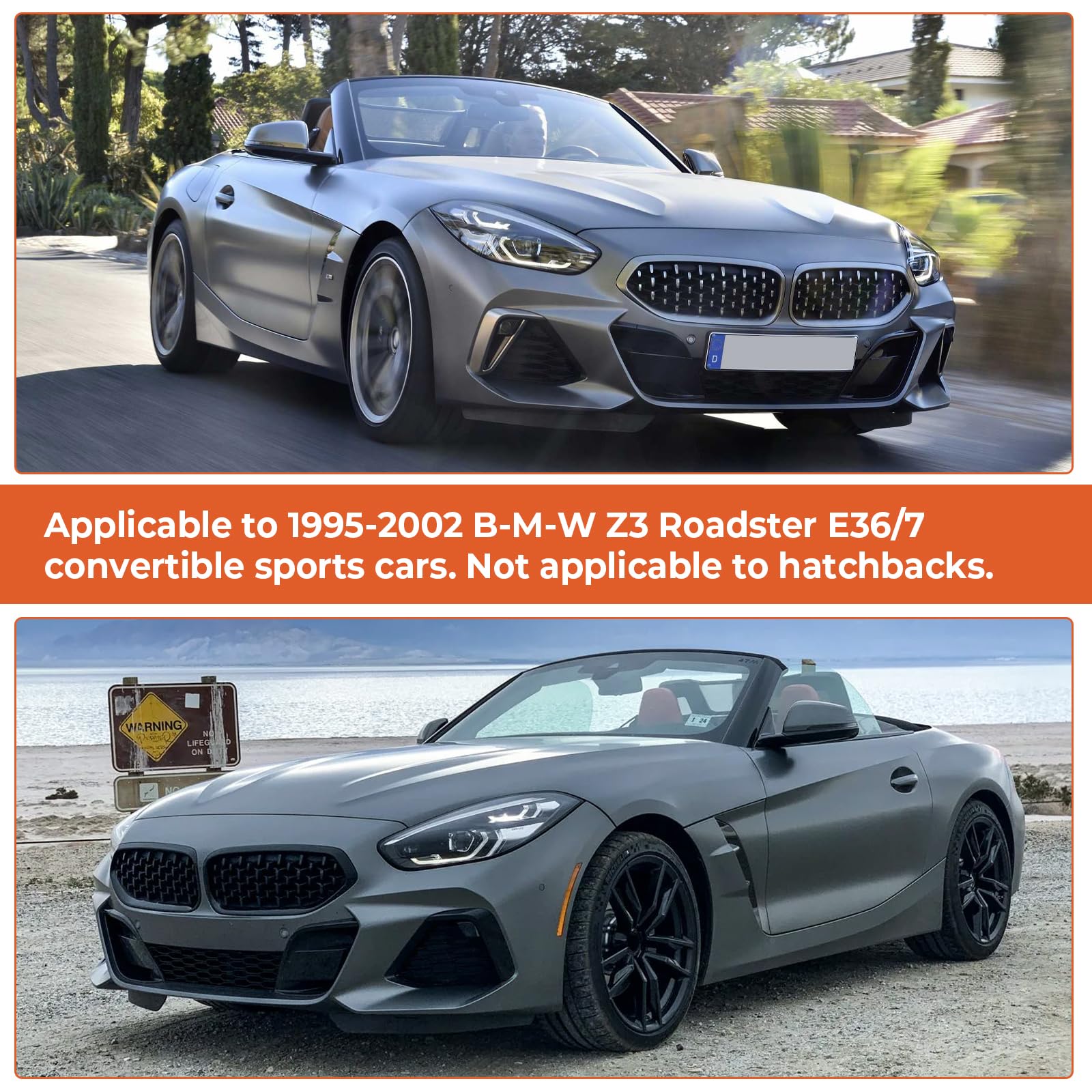 Funda Completa para Coche para BMW Z3 1995-2002, 6 Capas, Impermeable, Transpirable, para Nieve, Sol, Lluvia, Polvo, protección contra Todo Tipo de Clima