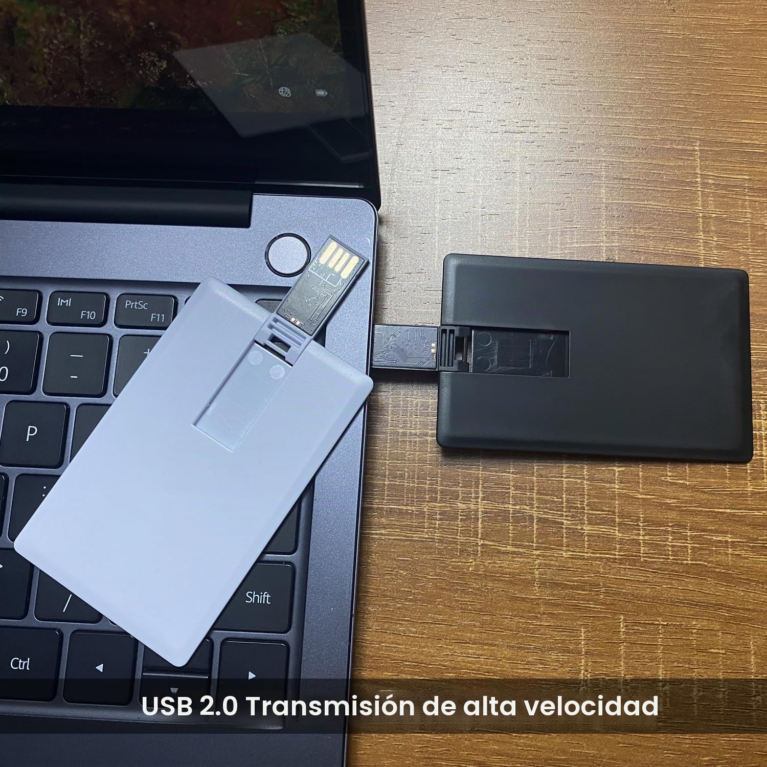 10 Unidades Flash USB, Forma De Tarjeta Bancaria De Crédito De Blanco 32GB Unidad Flash Memory Stick U Disk Memorias USB para Copia De Seguridad De Datos, Transferencia De Archivos