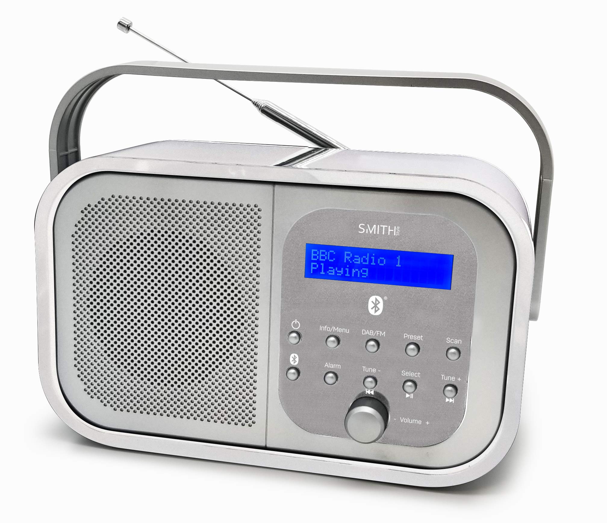 Buy SmithStyle Retro H1 DAB Radio with Bluetooth DAB Radio Portable