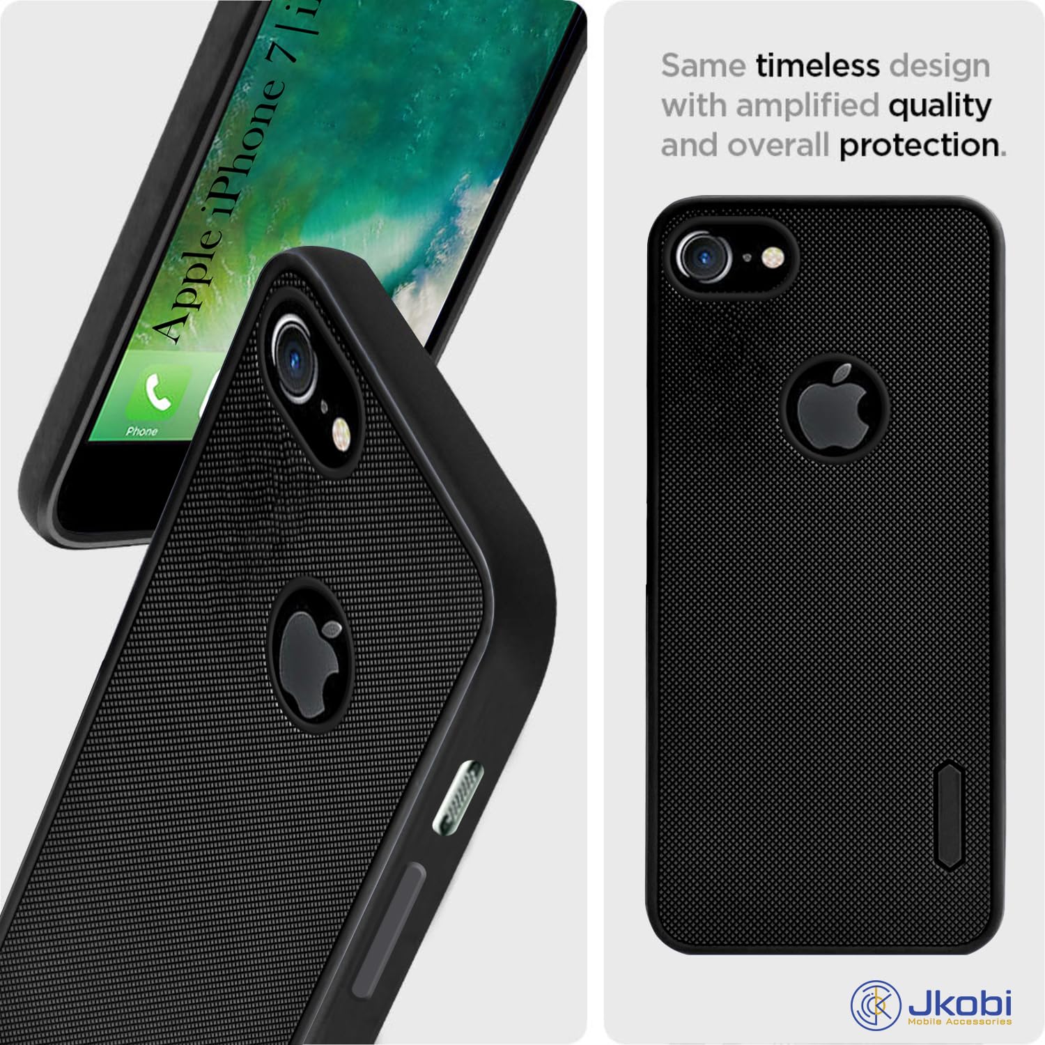 Jkobi Back Cover Case for Apple iPhone 7 | iPhone 8 (Textured Grip