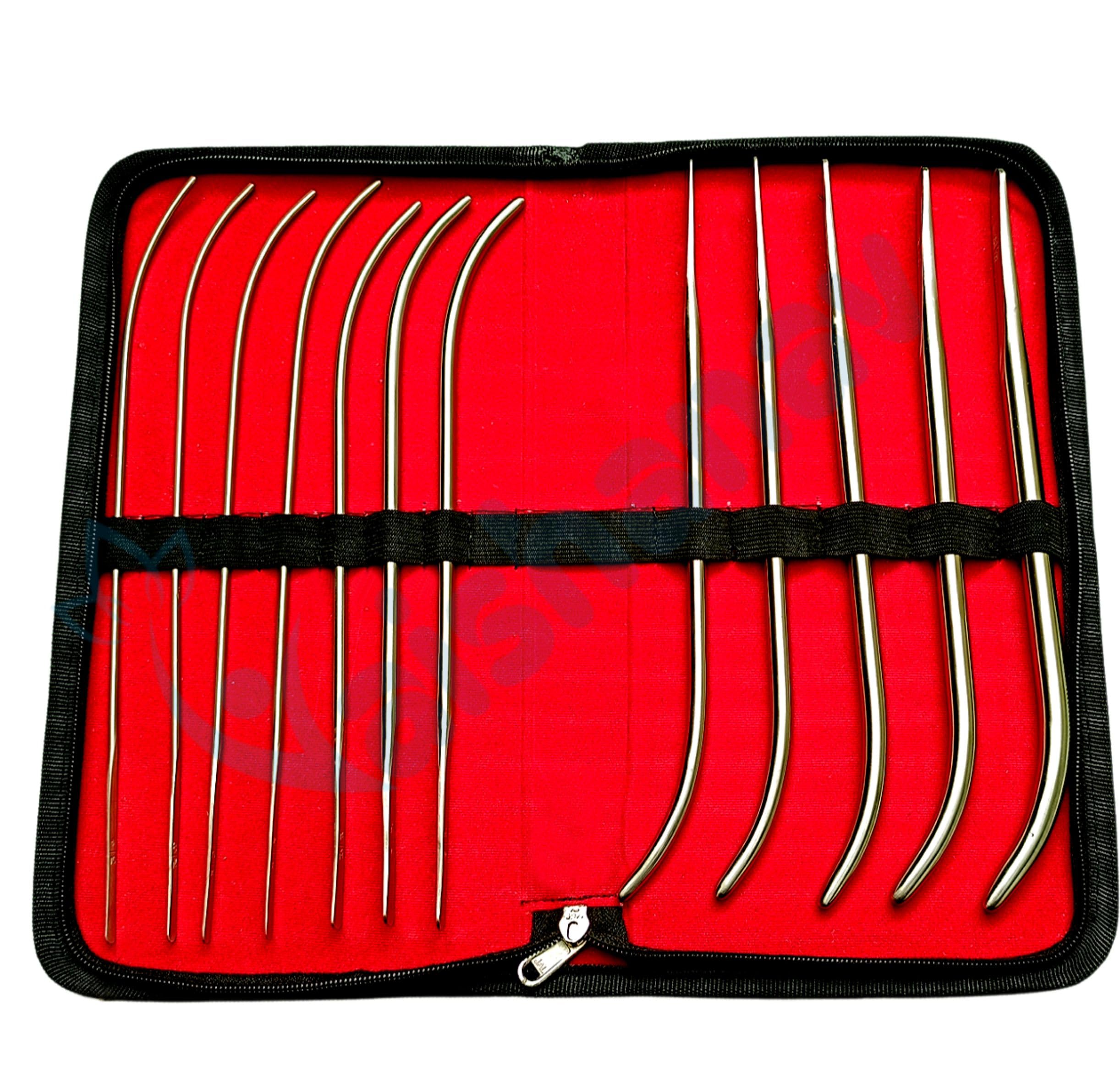 Vaishanav Premium Clutton Urethral Dilators Set of 12 - Medical Grade Stainless Steel - Gradual Urethral Dilation Kit (B0BZJHRMH3) Amazon Price History, Amazon Price Tracker