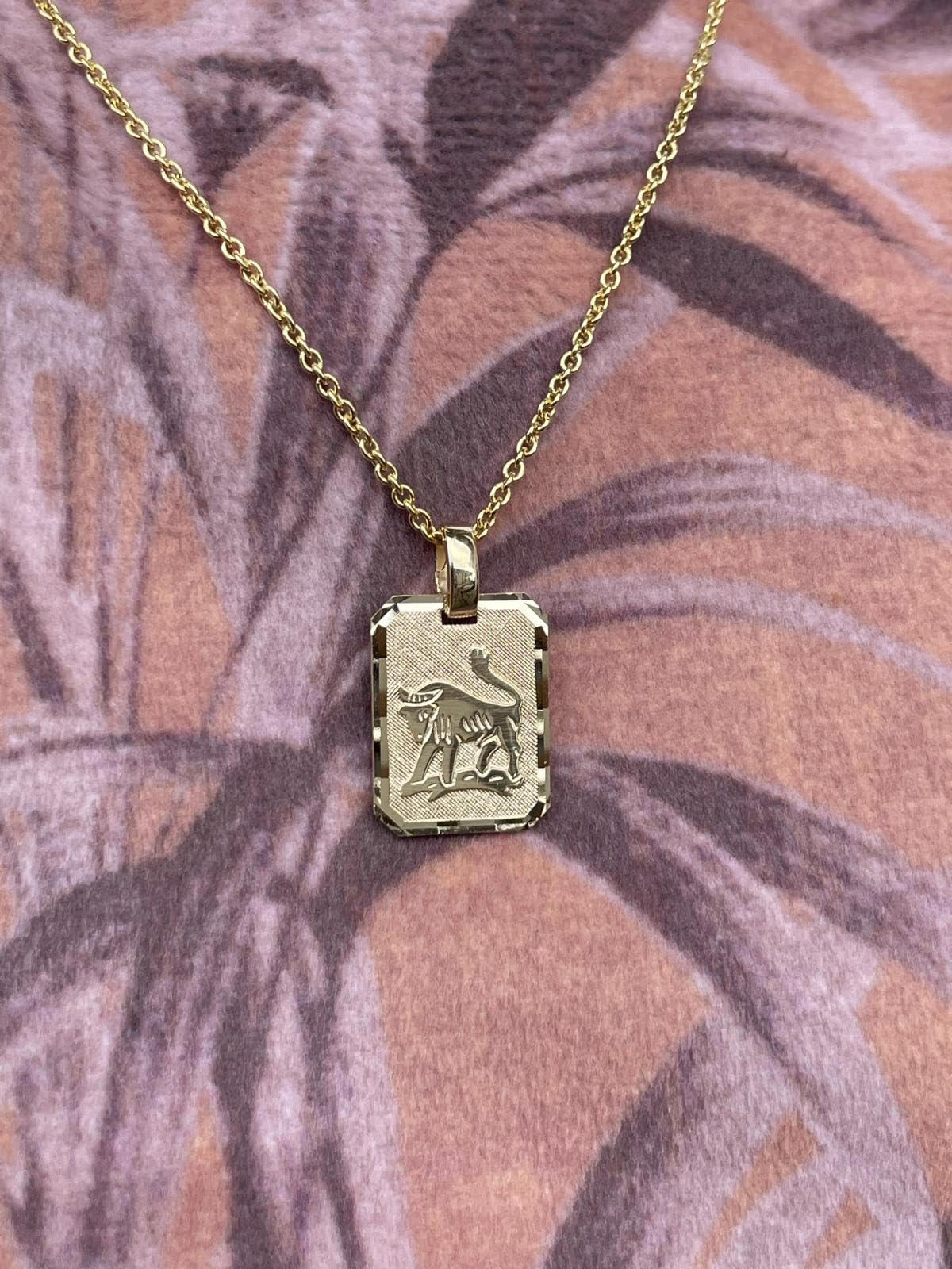 My Gold Damen Herren Anhänger Sternzeichen (Ohne Kette) Echtes Gelbgold 333 Gold (8 Karat) 21mm x 12mm Tierkreiszeichen Horoskop Gaudino
