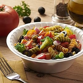 Hefty Everyday Soak-Proof Foam Bowls, White, 12 Ounce, 45 Count