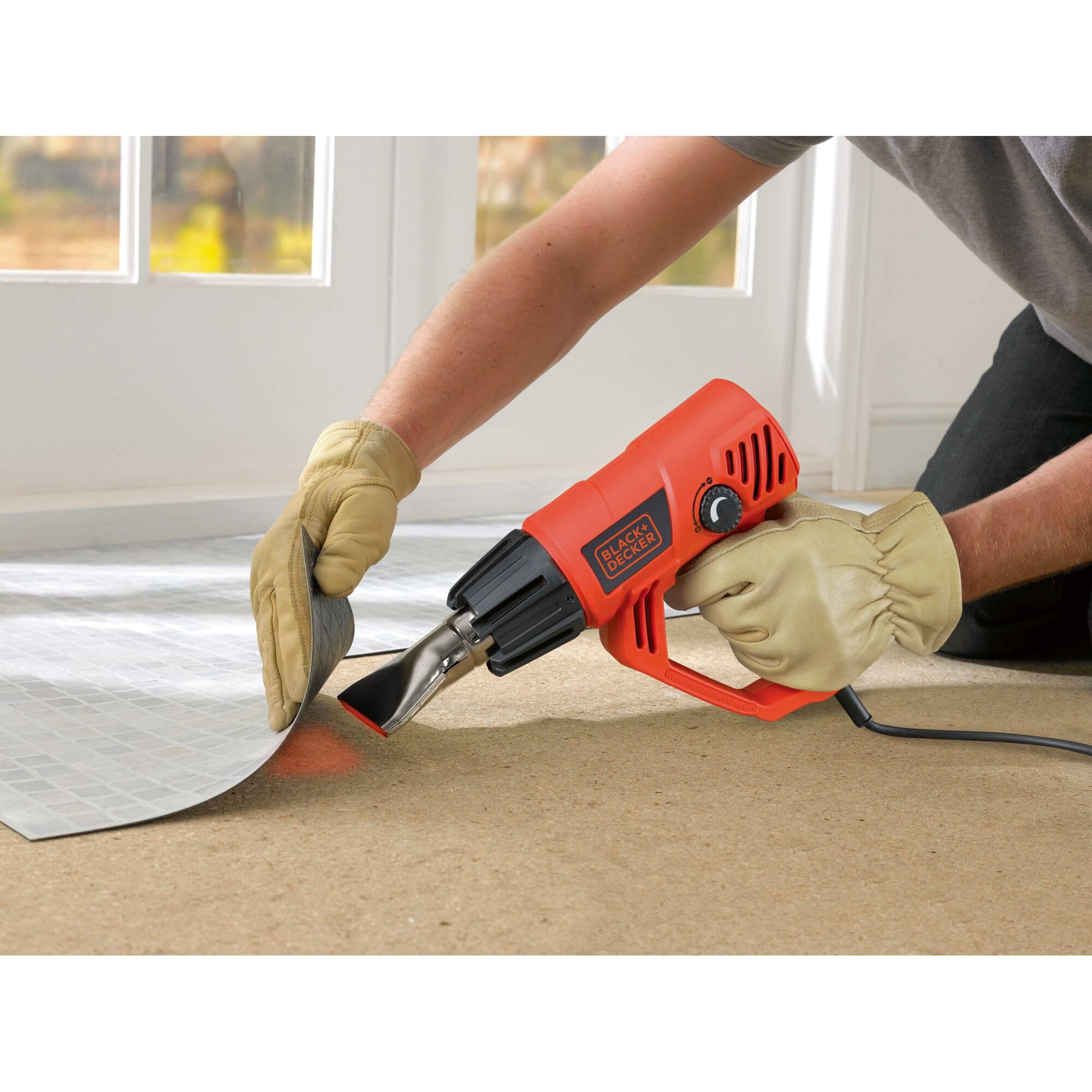 Black & Decker KX2001-QS heat gun 500 l/min 600 °C 2000 W Black Red