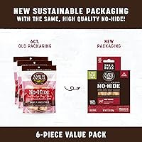 Vista 45 de Earth Animal No Hide - Rollos pequeños para masticar perros de larga duración, carne de res, 2