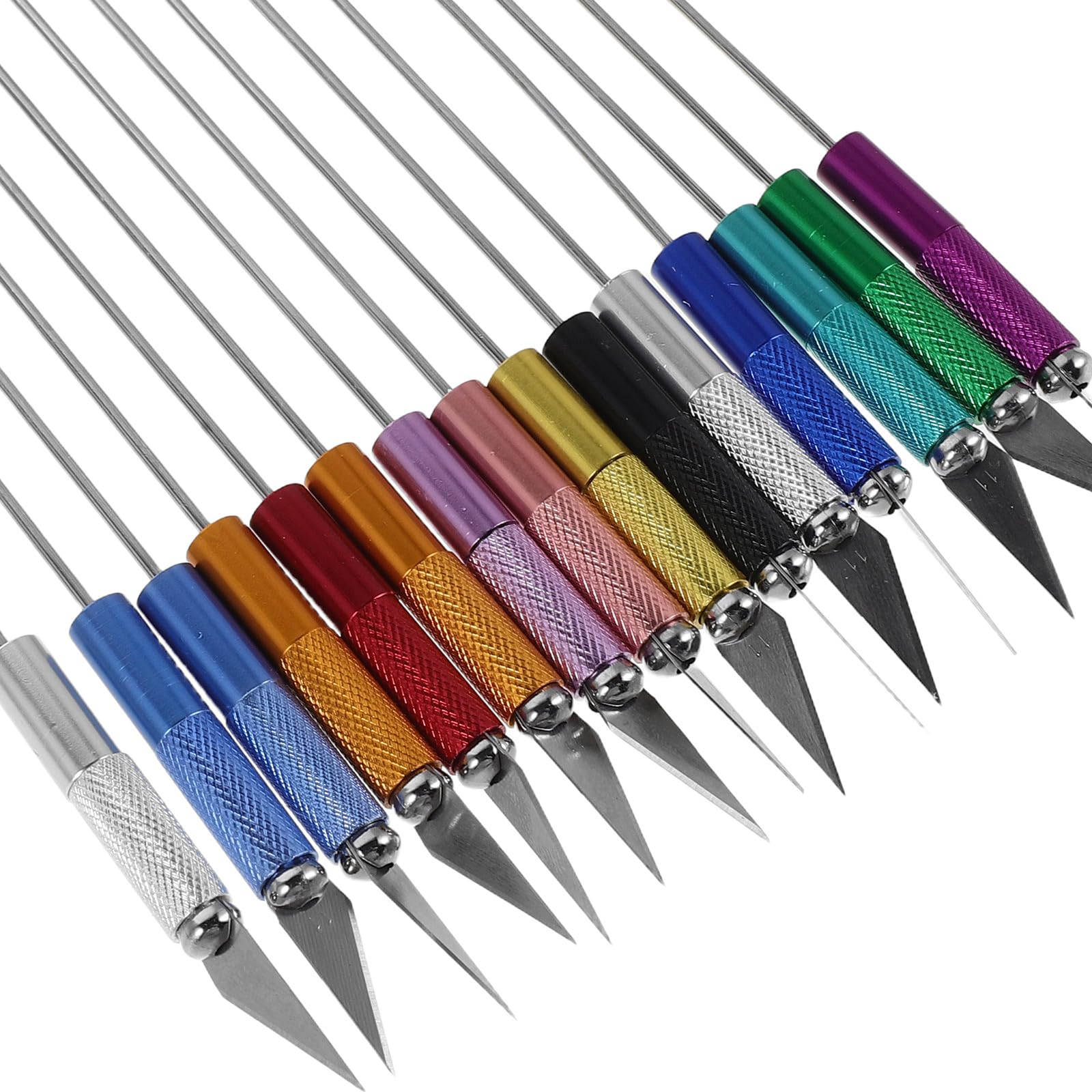 Alipis 15 Barre Portautensili per Perline - Kit di Barre Metalliche Colorate per Perline, Strumenti per La Creazione di Gioielli Fai da Te E Accessori di Ricambio per