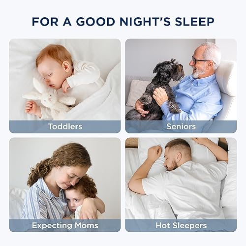 Miniatura 4 de Bedsure Protector de colchón impermeable Queen  Protector de colchón suave y esponjoso, lavable con bolsillo profundo de 8 a 21 pulgadas, funda de