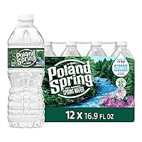 Vista 13 de Poland Spring Media pinta de agua natural de manantial, 8 onzas líquidas (paquete de 48)