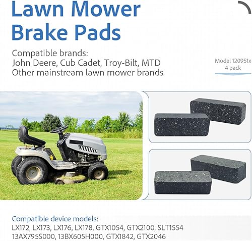 Miniatura 2 de 4 discos de freno que sustituyen a Craftsman Poulan AYP 120951X para Husqvarna 532120951