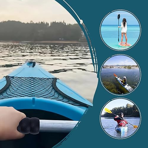 Miniatura 30 de Paquete de 2 empuñaduras para kayak, agarre antideslizante para remos desmontables, accesorios de kayak para prevención de ampollas