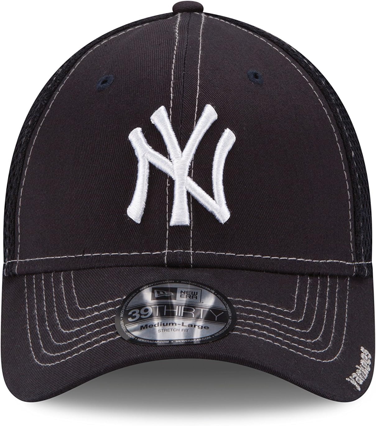 MLB New York Yankees NEO 39Thirty Stretch Fit Cap, Navy, Large/X-Large - Image 2