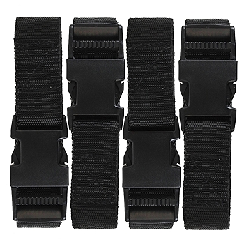 Ozark Trail 快速释放扣实用带 72英寸 黑色 4件套