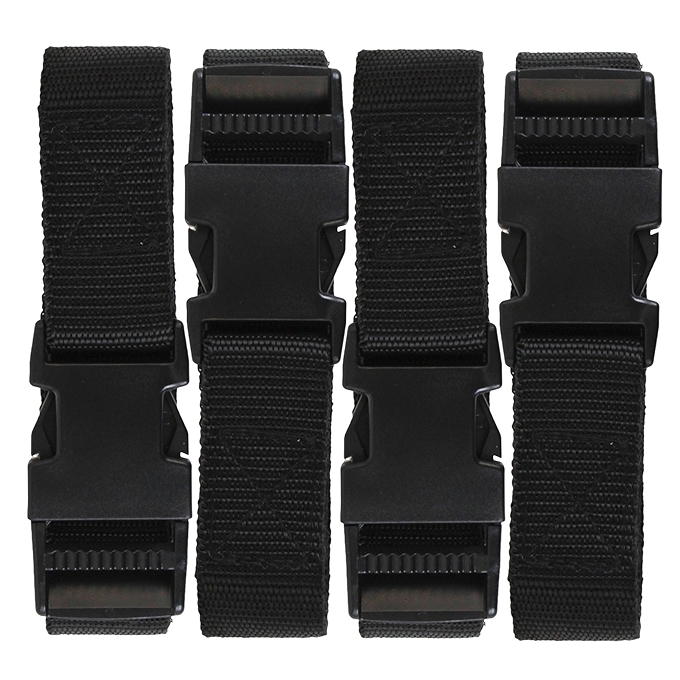 Ozark Trail 快速释放扣实用带 72英寸 黑色 4件套