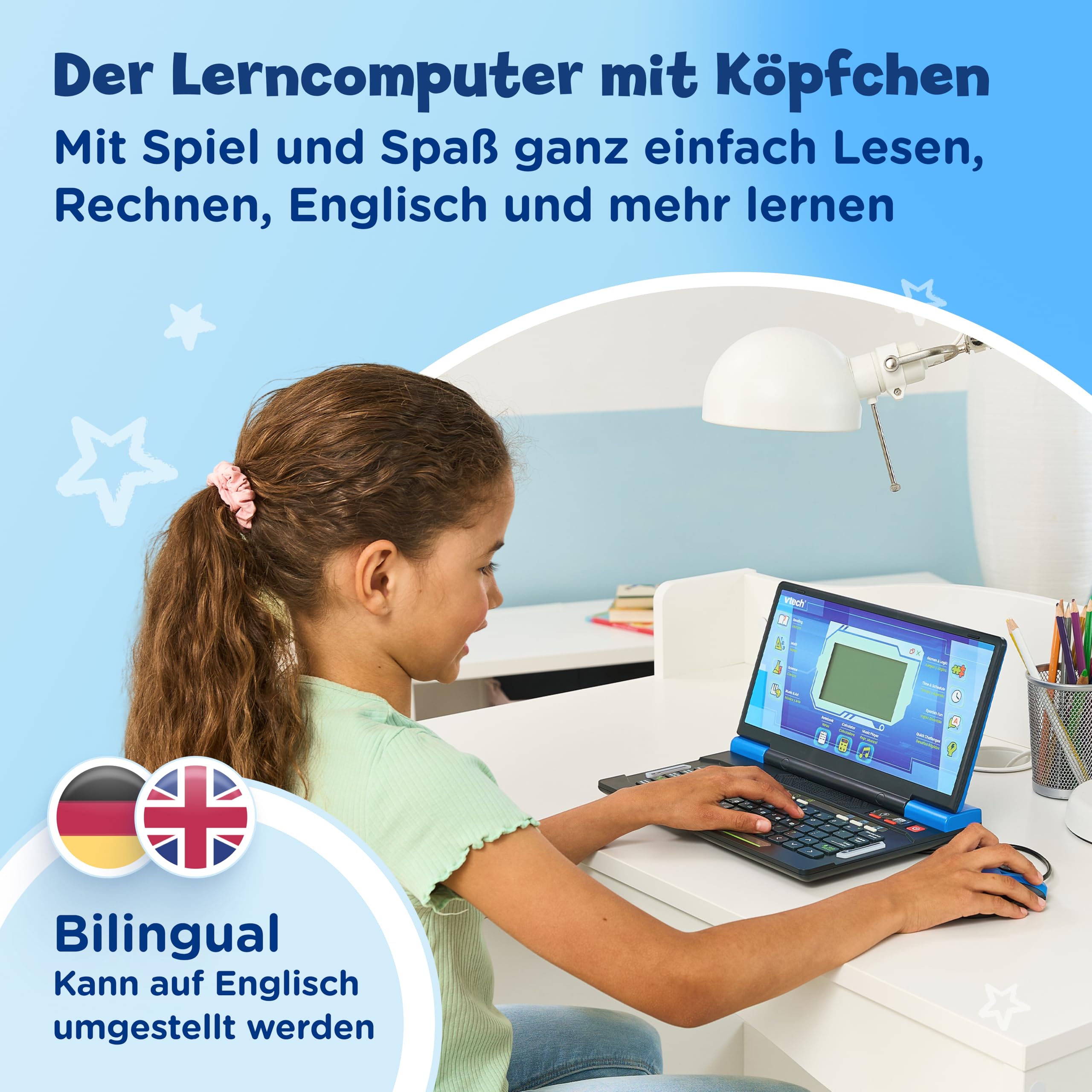 VTech Explorer Laptop Pro – Lerncomputer mit 164 Spielen