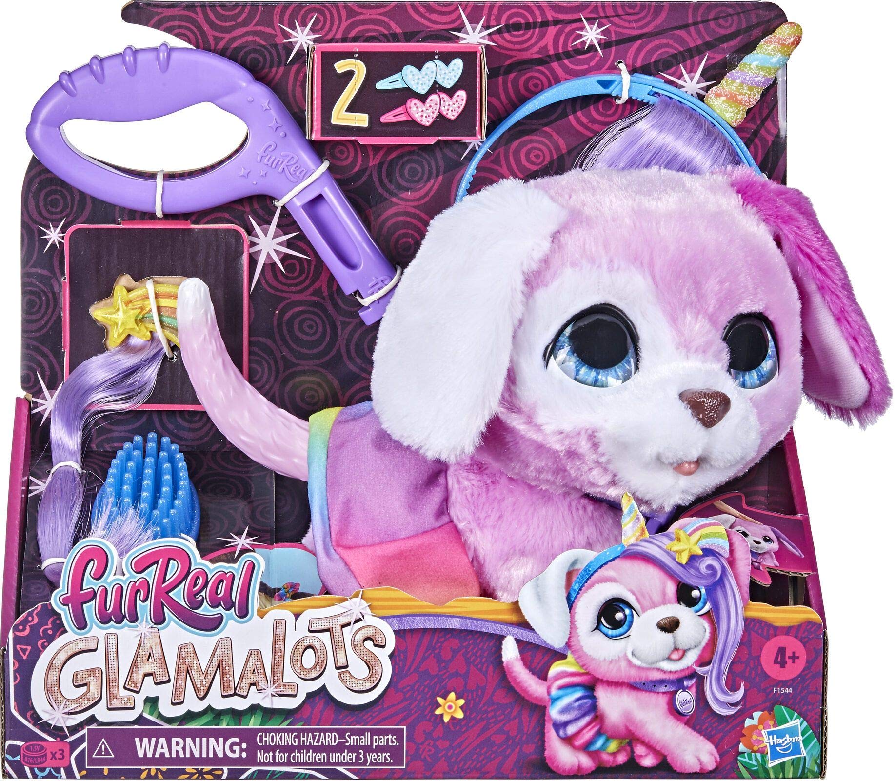 Collect FurReal - Glamalots- The diva doggy you can style, even like a unicorn! She will love you!