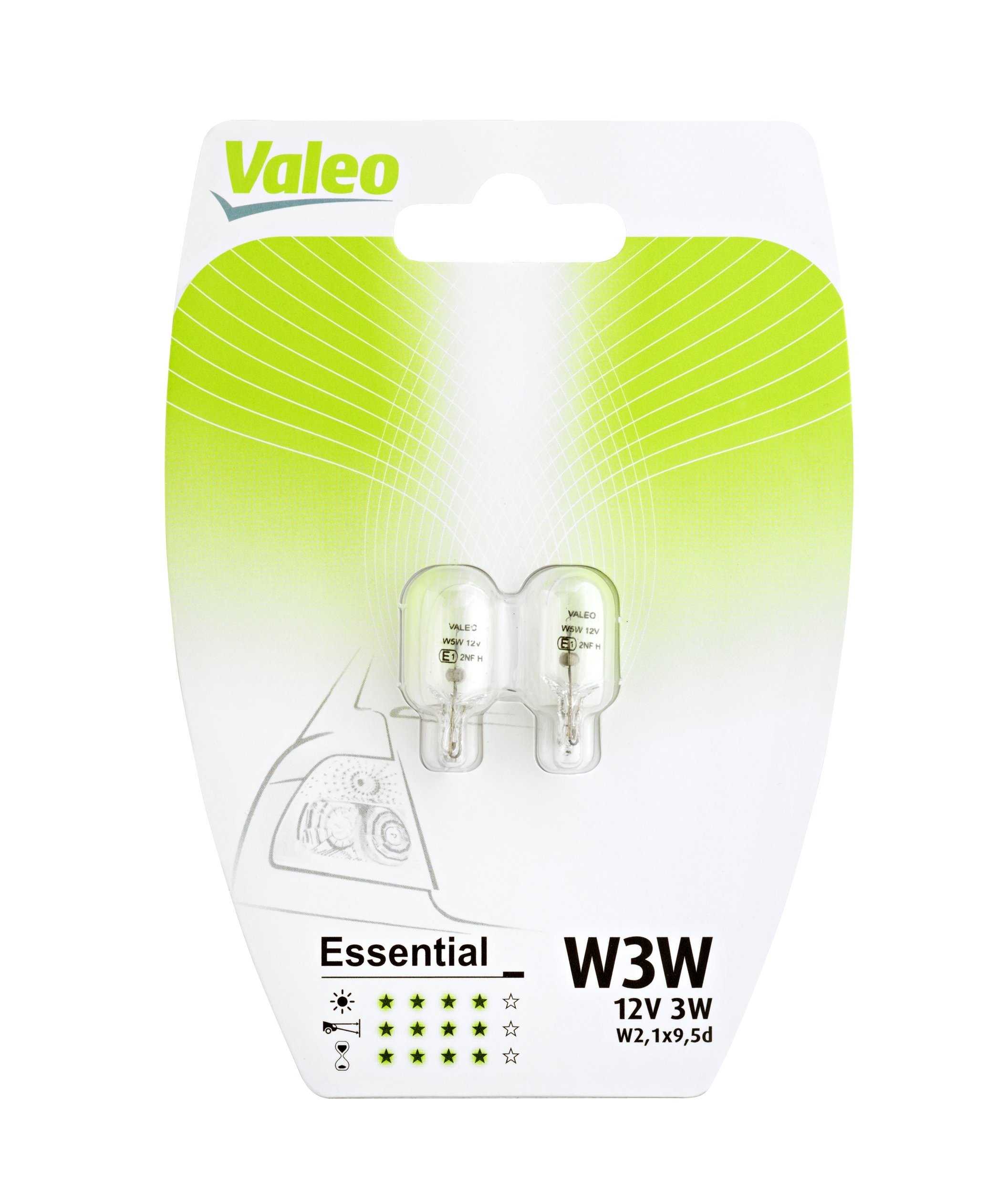 Valeo Halogenlampe Essential 32114 W3W 2er-Set