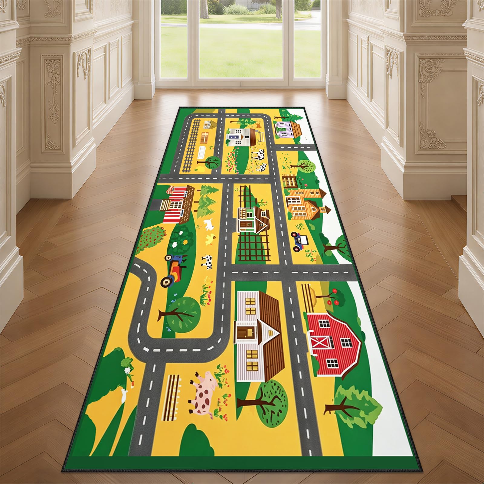 YEMYOR Kids Play Runner Rug for Entryway