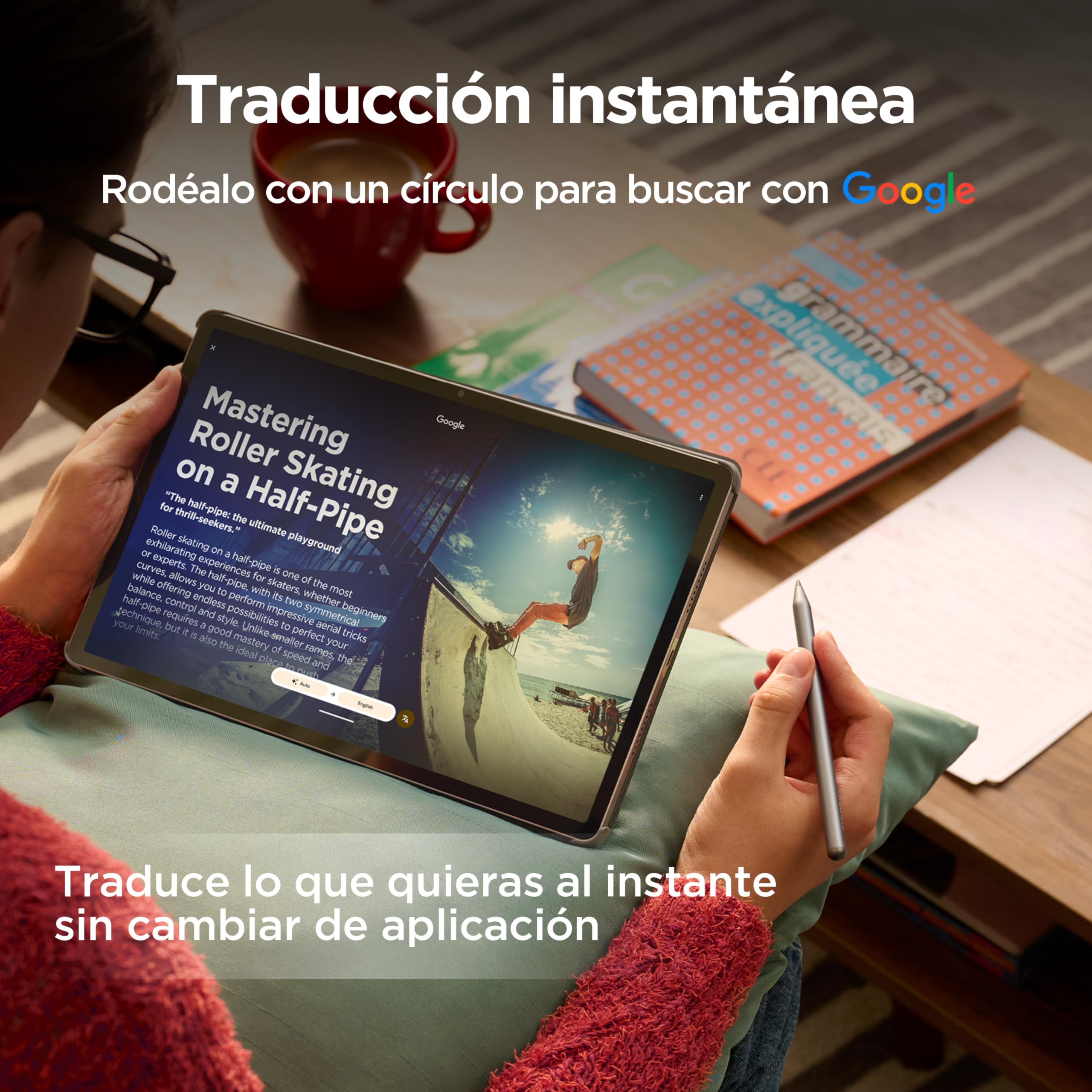 Lenovo Idea Tab Pro Tablet 12.7" 3K (MediaTek Dimensity 8300, 8GB RAM, 256GB UFS 4.0, 144Hz, Wi-Fi 6E, Bluetooth 5.3, Android 14), verde con penna