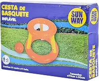Cesta de Basquete Inflável PVC 75x50cm - Wincy (ELP03141)