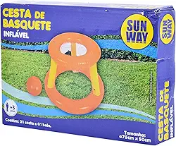 Cesta de Basquete Inflável PVC 75x50cm - Wincy (ELP03141)