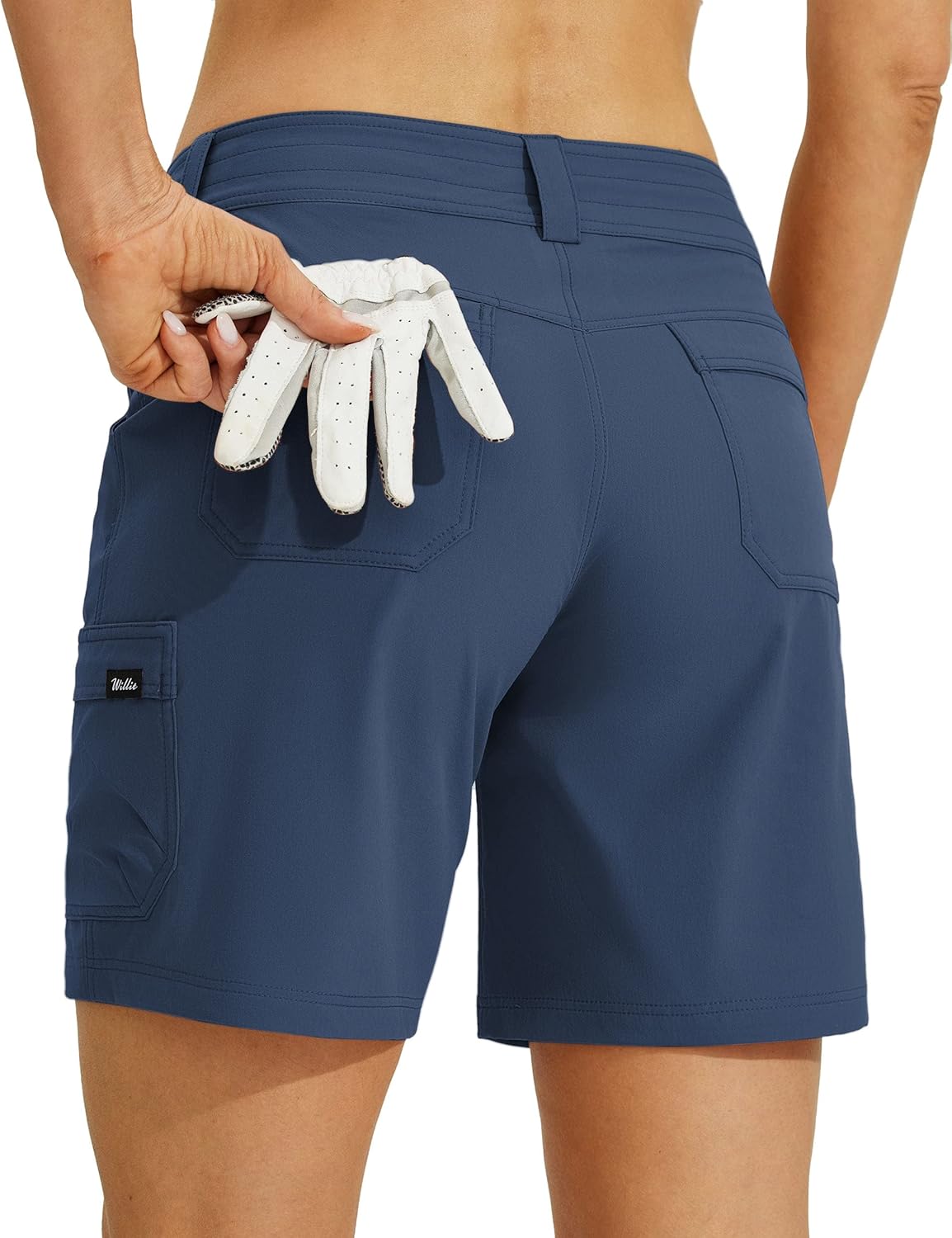 Willit Women's Golf Hiking Shorts Cargo Quick Dry Athletic Shorts Casual Summer Shorts with Pockets 7" - Image 2