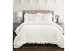 Lush Décor Ella Shabby-Chic Ruffle Lace Comforter