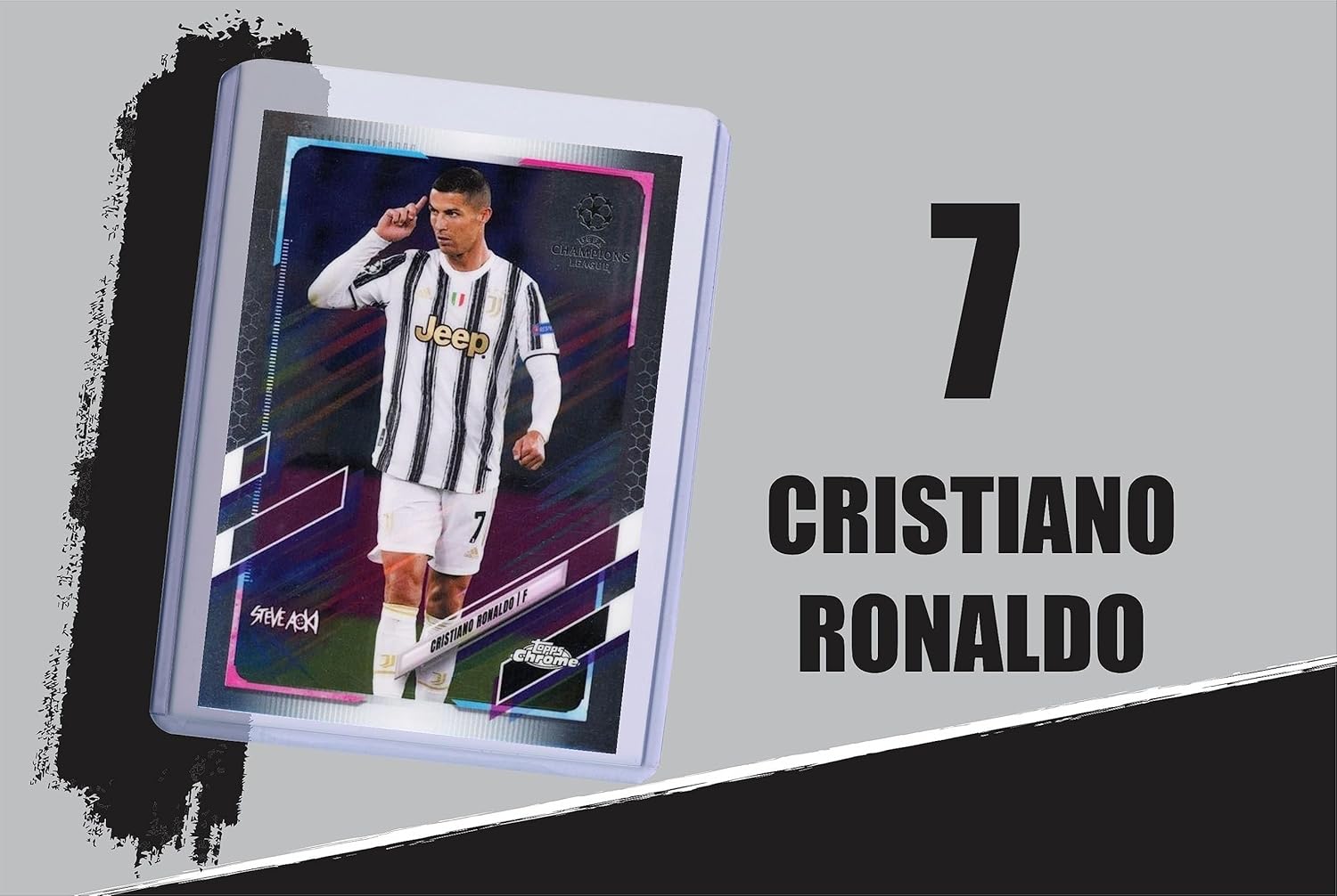 Cristiano Ronaldo (3) Assorted Soccer Cards &/or Sticker Cards Gift Pack