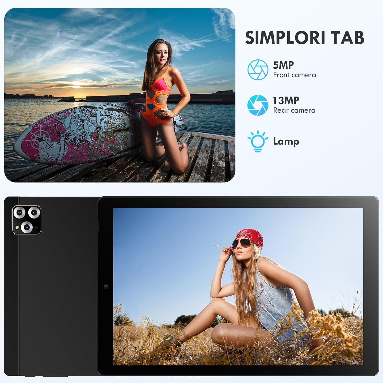 SIMPLORI 4G LTE Tablet 10 Pollici, Android 11 Tablet in offerta, otto core, 6 GB RAM, 128 GB ROM,Schermo IPS 1280 * 800, 13MP + 5MP Camera, Bluetooth 5.0 SIMPLORI 4G LTE Tablet 10 Pollici, Android 11 Tablet in offerta, otto core, 6 GB RAM, 128 GB ROM,Schermo IPS 1280 * 800, 13MP + 5MP Camera, Bluetooth 5.0