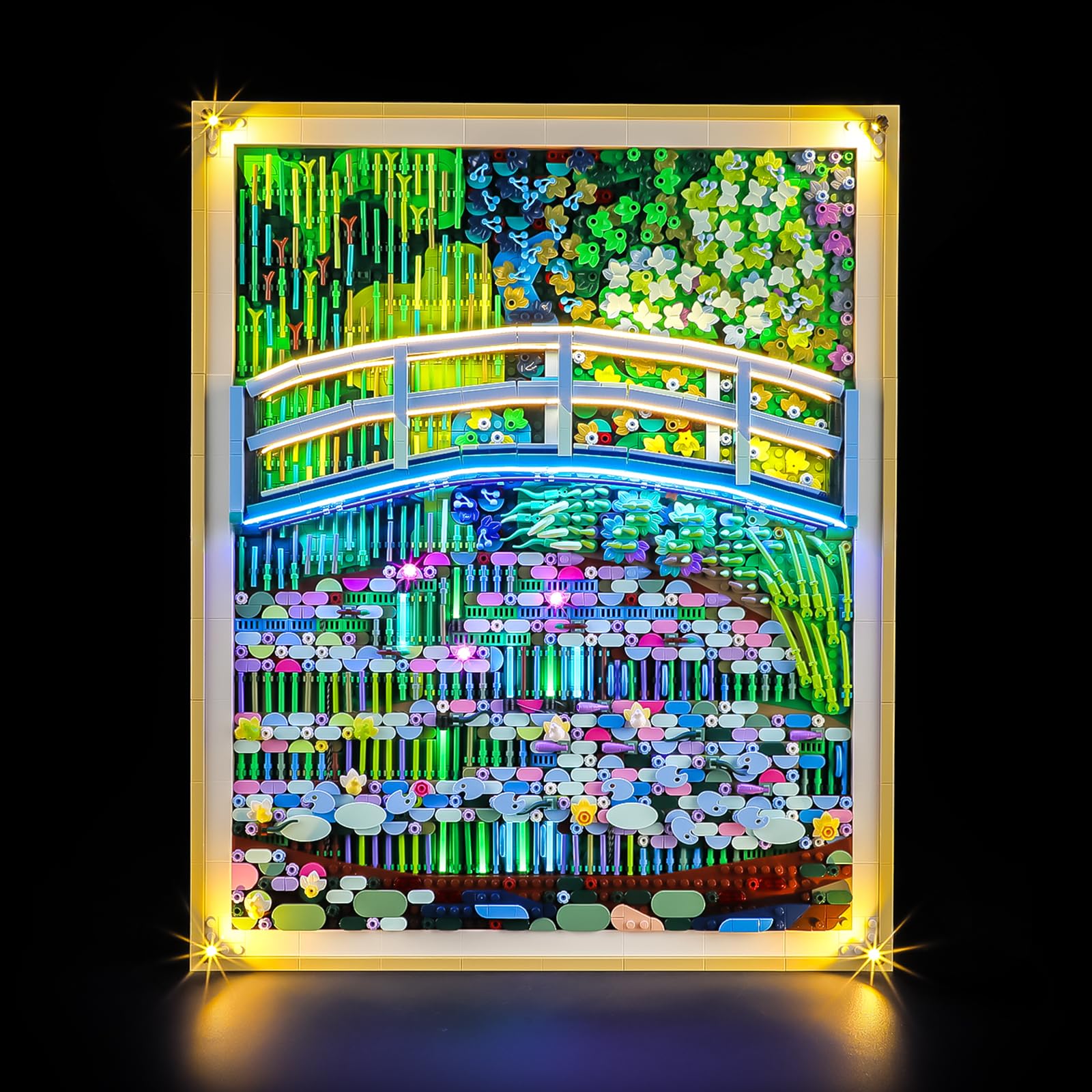 BRIKSMAX 2.0 Light Kit Compatible with Lego Art Claude Monet – Bridge Over a Pond of Water Lilies 31220 Building Sets - Original LED Lighting Kits (Accessories Only) for Display, Gifts & Collectors — image 1